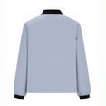 thumbnail image 6 of Ailaofu Womens 2026 Color Block Long Sleeve Button Down Lapel Tops Casual Fashion Blouse, 6 of 6