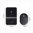 Smart Wireless Doorbell, with Video Door Bell Cameras Wireless Remote Intelligent Visual Home