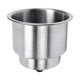 thumbnail image 2 of Portavasos para bebidas,Portavasos de acero inoxidable con drenaje,Portavasos para barco,para caravana o RV,Portavasos para coche,camión,liso,Soporte para taza de té resistente para, 2 of 9