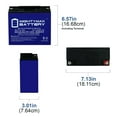 thumbnail image 2 of 12V 18AH GEL Battery for Golden Technologies Gp160 LiteRider - 2 Pack, 2 of 6