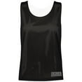thumbnail image 1 of ASI 9719.420.S Ladies Mesh Reversible Pinnie Top, Black & White - Small, 1 of 1