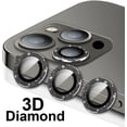 thumbnail image 1 of Protector de lente de cámara para IPhone 11, 12, 13, 14 Pro Max, Protector de anillo de Metal, vidrio de lente para IPhone 12, 13 Mini, 14Plus, 14Pro Max, 1 of 4