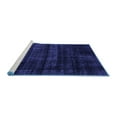 thumbnail image 2 of Ahgly Company Machine Washable Indoor Square Persian Blue Bohemian Area Rugs, 3' Square, 2 of 4