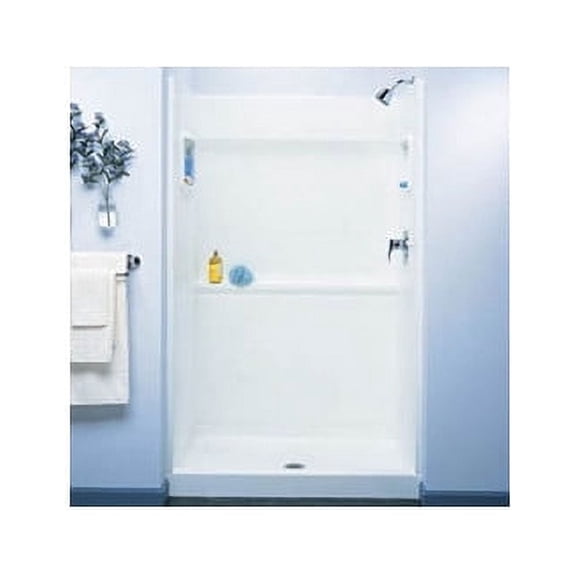 Swanstone SA-3448-010 White 32"X32" Shower Alcove Wall