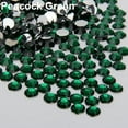 thumbnail image 3 of OPOLSKI 2000Pcs Flat Back Resin Rhinestones 2/3/4/5mm DIY Phone Case Nail Decals Dark Green, 3 of 8