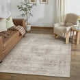 thumbnail image 6 of BERTHMEER 5'x7' Area Rugs for Living Room Rugs for Bedroom Kitchen Non Slip Washable Vintage Beige Carpets Oriental Distressed Office Dorm Dining Room Traditional Throw Rugs, 6 of 10