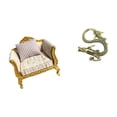 thumbnail image 1 of Figura De Mascota De Té Con Sofá De Madera En Miniatura Y Estatua De Latón Para Casa De Muñecas, Juguetes De Bricolaje, Escenas De La Vida Y Decoración Del Dormitorio De La Oficina En El, 1 of 8