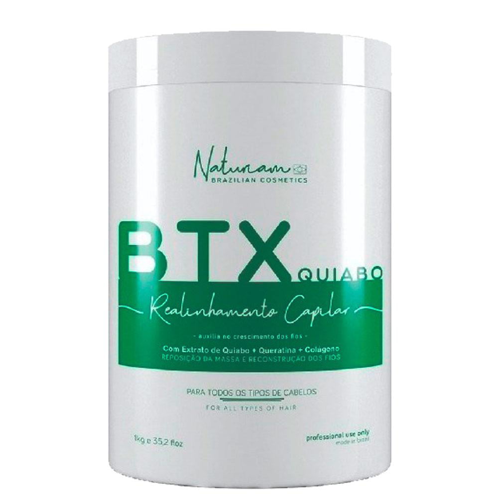 Kit Naturiam Progressive Btox Okra Without Formalin Natural Smooth Quiabo  Realinhamento Capilar Hair Care 