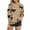 Khaki #808, variant on Bovemsi Womens Sweaters Cozy Women Long Sleeve Bowknot Printed Casual Knitted Jumper Business Casual Sweaters