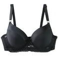 thumbnail image 2 of Plus Size Underwire Bra – Full Coverage Seamless T-Shirt Bra with Lace Trim, Ultra Soft Minimizer for Lift & Everyday Comfort, 2 of 5