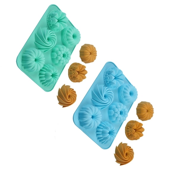 Food Grade Silicone Cookie Molds Oven Safe Assorted Designs Baking Accessories For Handmade Dessert And