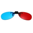 thumbnail image 1 of Gafas Clip-on 3D Rojo Azul/Cian, Gafas de Visualización 3D con Marco Colgante Redondo, 1 of 7