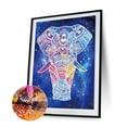 thumbnail image 4 of Mosaico de diamantes 5D DIY, Kit de taladro especial parcial, Animal luminoso, artesanía para sala de estar, adornos bordados de diamantes de imitación, trabajo hecho a mano, 4 of 9