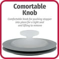 thumbnail image 5 of Rubber Sink Drain and Garbage Disposal Stopper, Standard, Clear/Gray, GoodCook, 5 of 10
