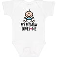 thumbnail image 3 of Inktastic My Memaw Loves Me Baby Boy Boys Baby Bodysuit, 3 of 5