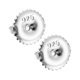 thumbnail image 1 of Pendientes de repuesto Fernando para pendientes regalos suministros de joyería tapón para pendientes Plata, 1 of 8