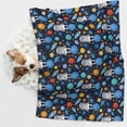 thumbnail image 6 of Naloa Space Dog Dog Blanket, 3 Sizes Cat Blanket for Indoor Cats Large Medium Small Dog Gifts-Medium, 6 of 8