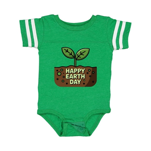 Inktastic Happy Earth Day 2025 Boys or Girls Baby Bodysuit