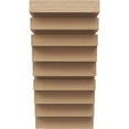 thumbnail image 2 of 10"W x 10"D x 20"H Wide Landon Rough Cedar Woodgrain TimberThane Corbel, Primed Tan, 2 of 6
