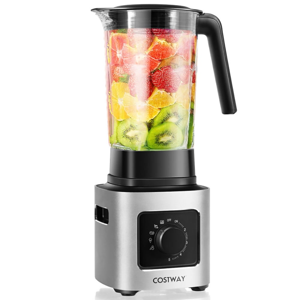 Resenkos 1500W 5-Speed Countertop Smoothie Blender with 5 Presets and 68oz Tritan Jar-Silver, Beer Tower Dispenser Drink Dispenser for Kitchen Party