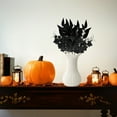 thumbnail image 4 of Neoyler Halloween Decorations Indoor Ghost Decor with Elegant Black Maple Leaf Cuttings for Festive Vibe In Living Spaces and Event Venues 19.7x11.8x11.8in Black, 4 of 6