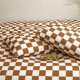 thumbnail image 5 of Plaid Funda Nórdica King Blanco Calabaza Color Checkerboard Funda Nórdica King Size, 5 of 7