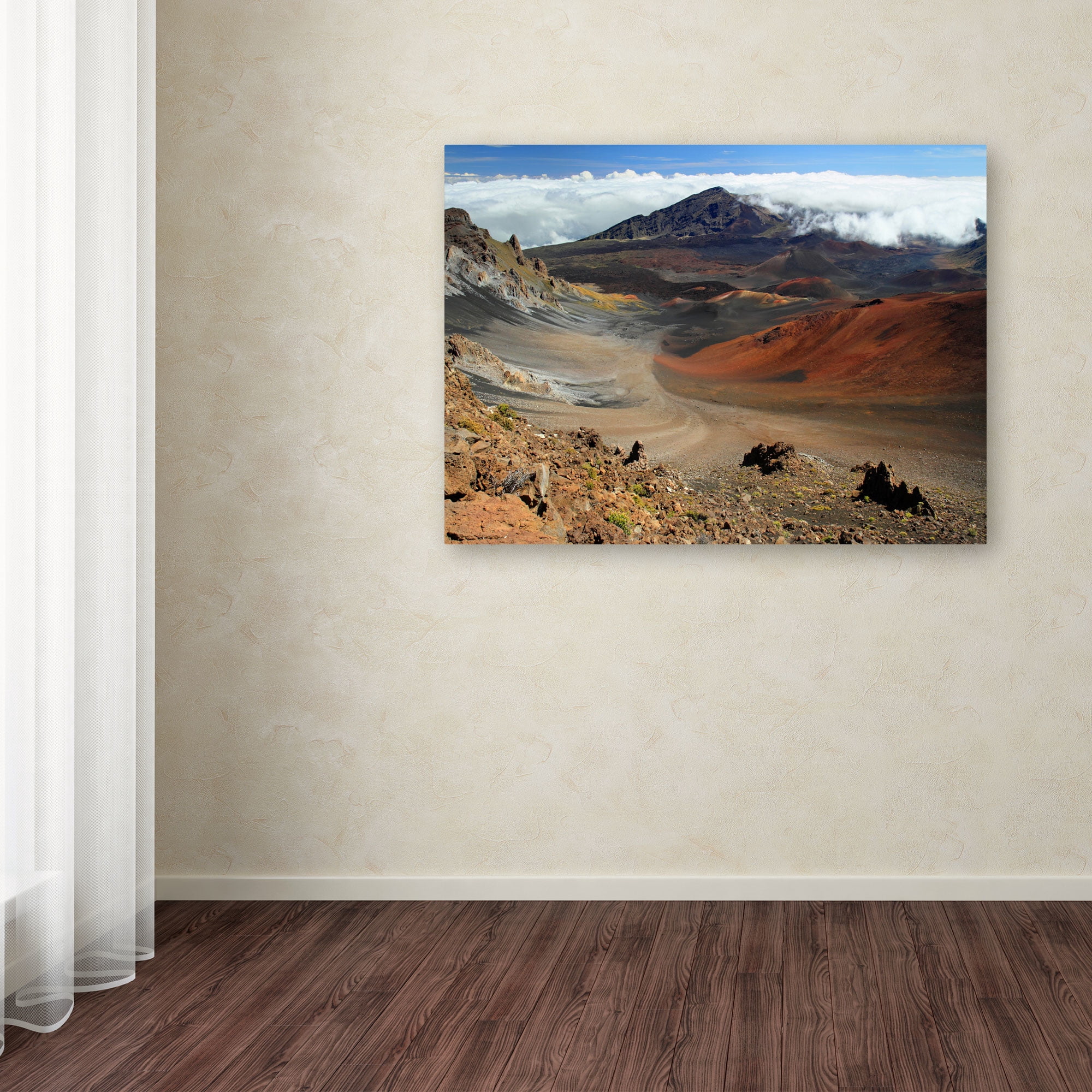 Trademark Fine Art "Haleakala Maui" Canvas Art by Pierre Leclerc