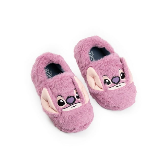 Lilo & Stitch Pantoufles Mocassins à Enfiler Violettes pour Filles