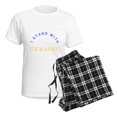 thumbnail image 4 of CafePress - Solidarity With UKRAINE Pajamas - Women's Short Sleeve Print T-Shirt and Pants Light Cotton Pajama Set, 4 of 7