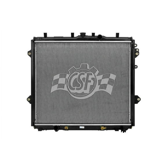 CSF 3698 1 Row Plastic Tank Aluminum Core Radiator