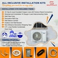 thumbnail image 5 of Klimaire 12,000 BTU 23 SEER2 Ductless Mini-Split Heat Pump Air Conditioner 550 sq. ft. (230V), 5 of 8