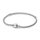 thumbnail image 3 of Bracelet chaîne serpent cœur en argent 925 pour femmes, nœud infini, fermoir papillon infini, bijoux cadeau, 3 of 5