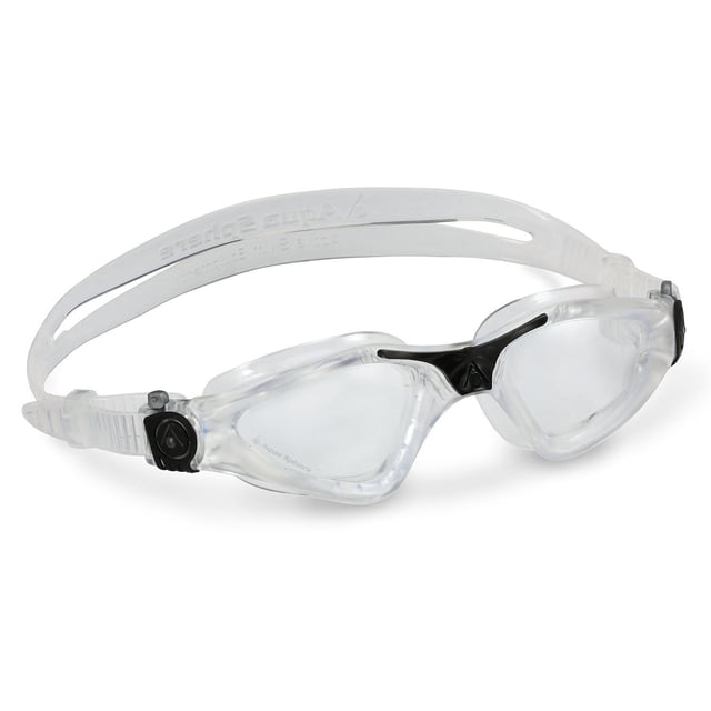 Aqua Sphere Kayenne Goggle Gafas de natación, Color Negro, Regular, Lente transparente multicolor