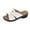 White, variant on JikouIivo Summer Ladies Lightweight Slippers Sandals Casual Wedge Heels Women's Shoes Slippers for Women Clearance