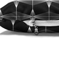 thumbnail image 4 of Trellis Pet Bed, Contemporary Illustration of Vertical and Horizontal Symmetric Details, Resistant Pad for Dogs and Cats Cushion with Removable Cover, 24" x 39", Charcoal Grey and White, by Ambesonne, 4 of 4