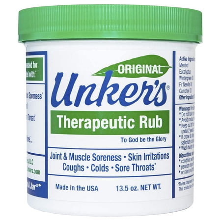 Unkers Medicated Salve, Petroleum Based Deep Penetrating Pain Relief Cream, Multipurpose Salve for Pain 13.5 oz