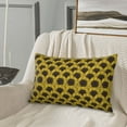 thumbnail image 5 of Pofeuu Sunflowers 3 Print Polyester Microfiber Plush Pillowcases, Super Soft and Cozy Pillow Case Covers with Envelop Closure（Pillow core not included）-14"x20", 5 of 6