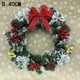 thumbnail image 4 of Corona navideña Nochebuena Da la bienvenida a tus amigos y familiares, un gran accesorio para crear un ambiente festivo Corona navideña, 4 of 5