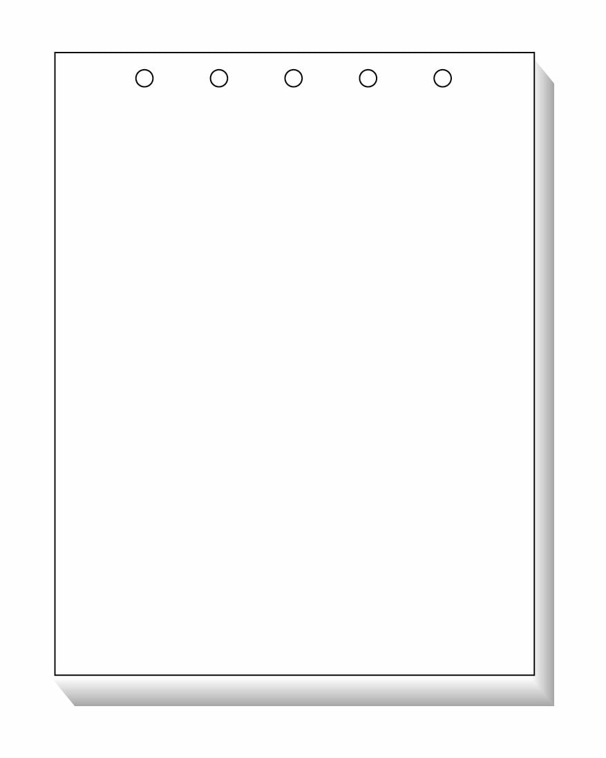 Alliance Laser Cut Sheet Paper, 8.5 x 11, 5 Hole Punch Top, 2500 Sheets
