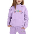 thumbnail image 4 of MIXUE Baby Girls Outfit Sets Boys 2 Pieces Sweatsuits Ocean Graphic Pullover Hoodie Tops Sweatpants Fashion Tracksuit Activewear,Purple,1-2 Years, 4 of 4
