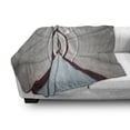thumbnail image 3 of Futuristic Soft Flannel Fleece Blanket, Futuristic Corridor with Simple Future Science Fiction Architecture Illustration Print, Cozy Plush for Indoor and Outdoor Use, 50" x 60", Grey, by Ambesonne, 3 of 6