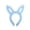 Light Blue, variant on Fuzzy Bunny Headband Perfect for Adult Female and Girls- Light Blue