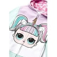 thumbnail image 3 of L.O.L. Surprise! Girls' The Theater Club Unicorn Big Face Zip-up Hoodie, 3 of 4