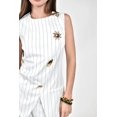 thumbnail image 4 of Conjunto elegante a rayas Roman Fashion /Juvenil, 9007 (Blanco) blanco M, 4 of 5