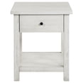 thumbnail image 4 of Payne Ensemble de Table d'Appoint 2 Pcs pour Café et 1 Tiroir Blanc, 4 of 13