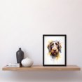 thumbnail image 4 of Wirehaired German Pointer Lovers Gift Watercolour Pet Portrait Painting Artwork Artwork Framed Wall Art Print A4, 4 of 5