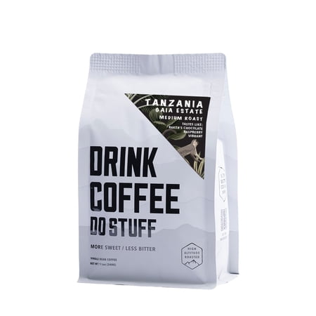 Tanzania Gaia Estate - Roasted by Drink Coffee Do Stuff - Freshly Ground Coffee - 2lb Bag