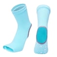 thumbnail image 2 of Calcetines antideslizantes Sunnimix de media punta para mujer para ballet yoga pilates, 2 of 8