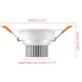 thumbnail image 4 of LED Down light Ultra Slim Dimmable Flat ceiling light ultra slim Lens Recessed Ceiling Light Spotlight, 4 of 9