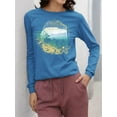 thumbnail image 2 of Pipeline Waveflower Beach Scene - Long Sleeve Women's, 2 of 4